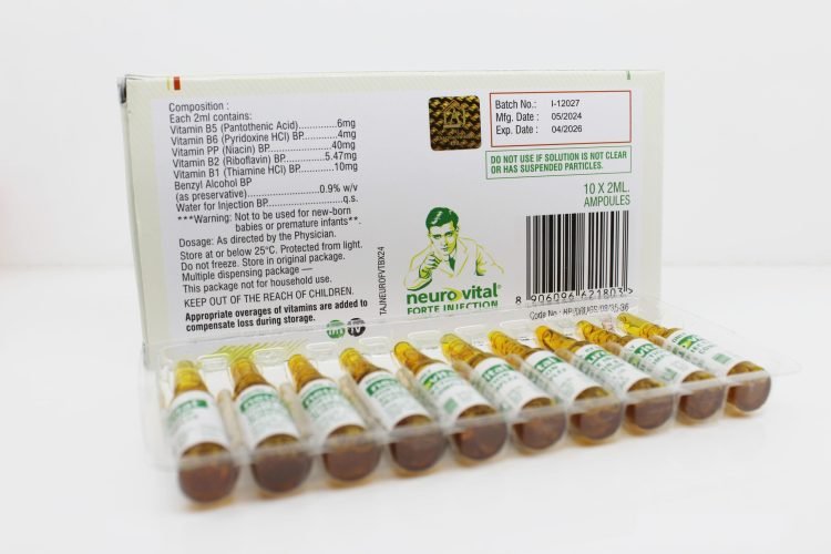 Vitamin B Complex Injection 2ml FDA approved - Taj Generics ...