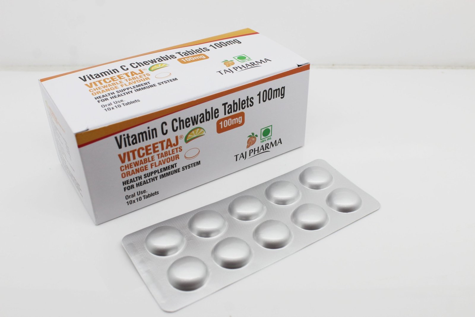 Vitamin C Chewable Tablet 100mg Manufacturer Supplier