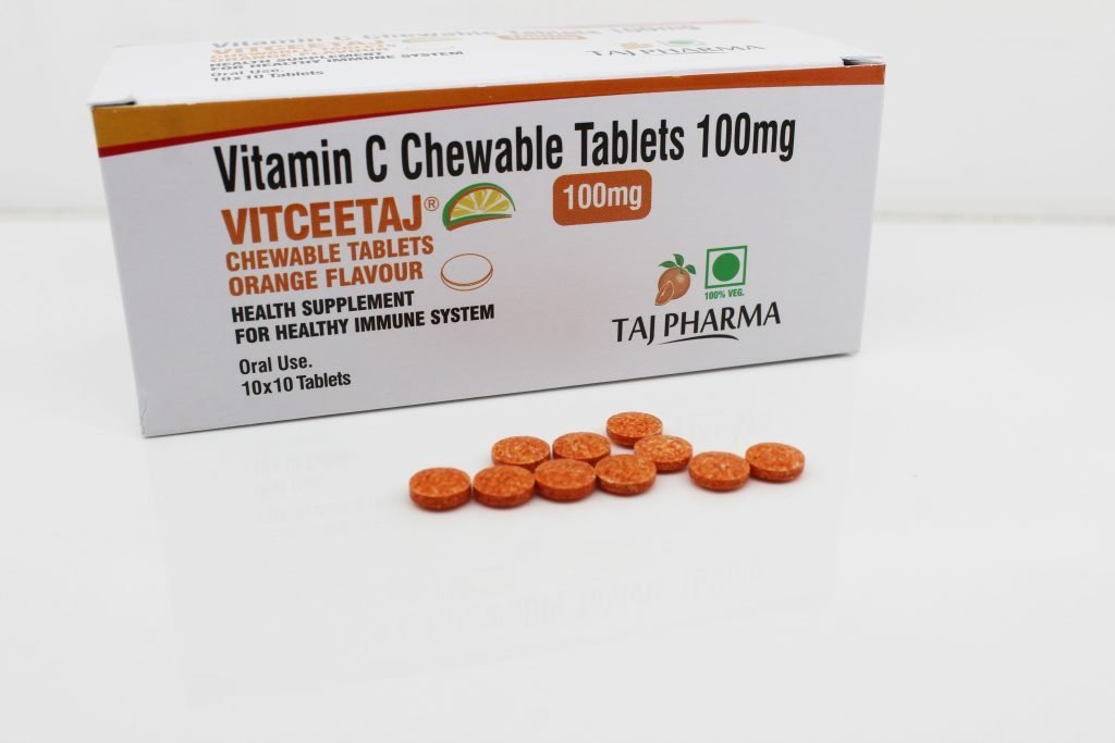 Vitamin C Chewable Tablet 100mg Manufacturer from Mumbai