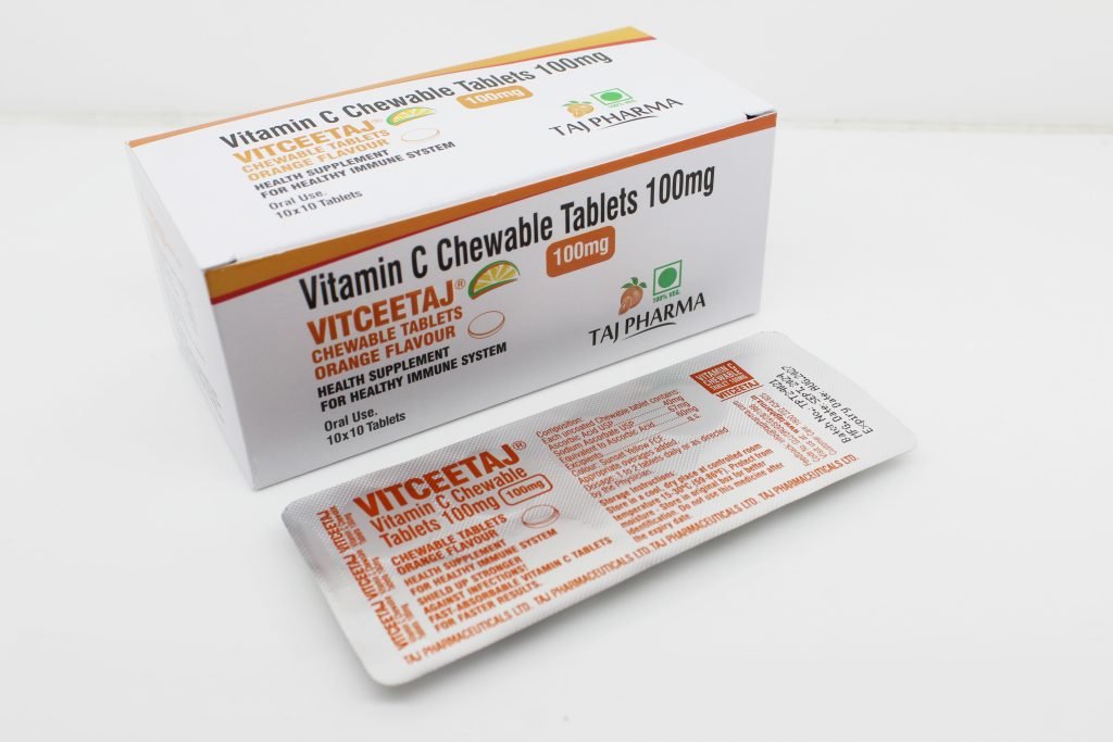 Vitamin C Tablet 100mg Manufacturer Vapi, Gujarat