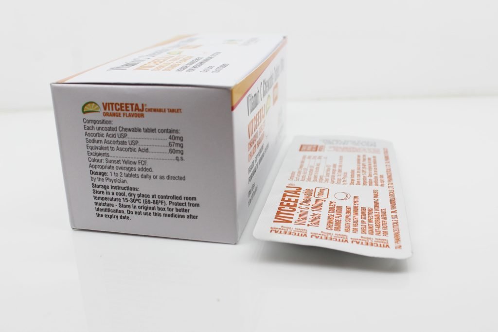 Vitamin C Tablet 100mg PCD Pharma Franchise