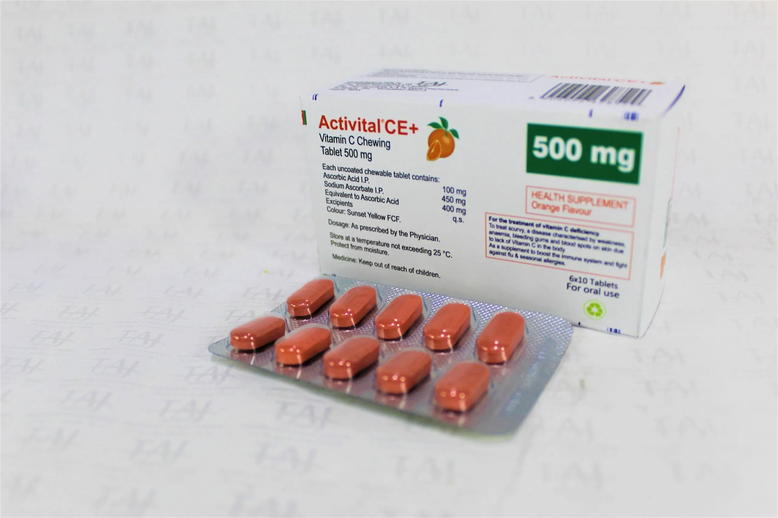 Taj Pharmaceuticals is popular for manufacturing a lot of pharmaceutical and medical products along with Vitamin C 500MG Chewable Tablets.