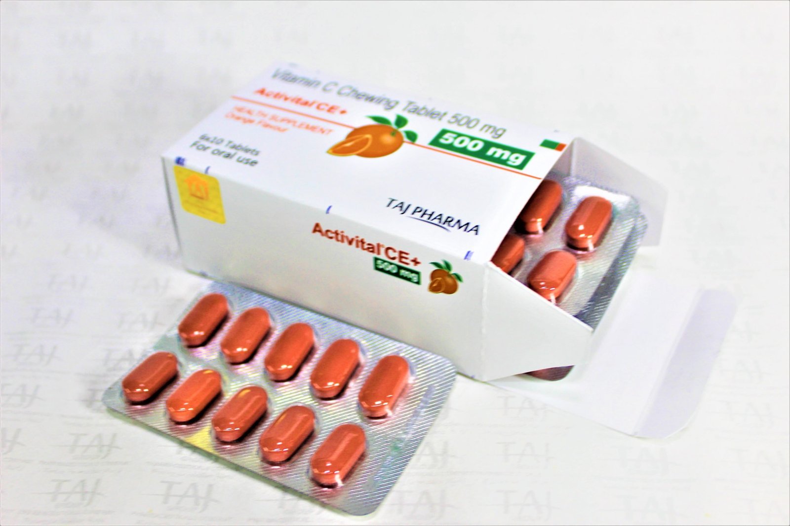 Taj Pharmaceuticals is popular for manufacturing a lot of pharmaceutical and medical products along with Vitamin C 500MG Chewable Tablets.