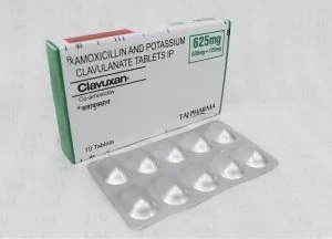Amoxicillin 500mg Potassium Clavulanate 125mg Tablets {Co-amoxiclav) 625mg Manufacturers, Co-amoxiclav Suppliers, Co-amoxiclav manufacturing companies in India - Taj Pharmaceuticals