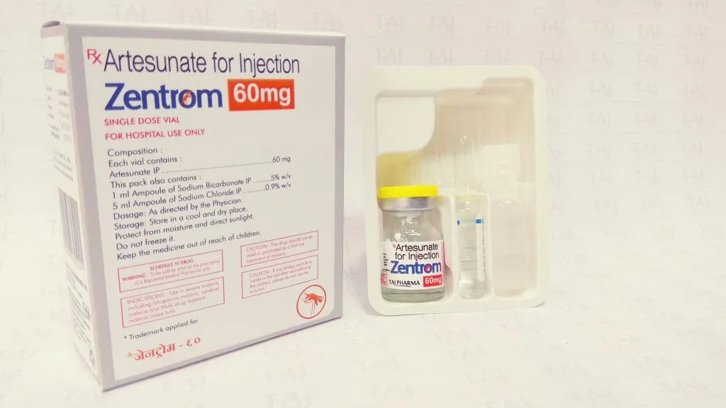Artesunate for Injection - Zentrom for resistant malaria