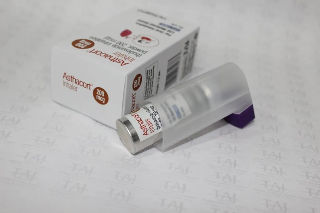 The company carries the rich experience in manufacturing of Budesonide inhalation powder 200 mcg Asthacort Inhaler . Taj Pharmaceuticals is reputed manufacturer and Budesonide inhalation powder 200 mcg Asthacort Inhaler suppliers from India