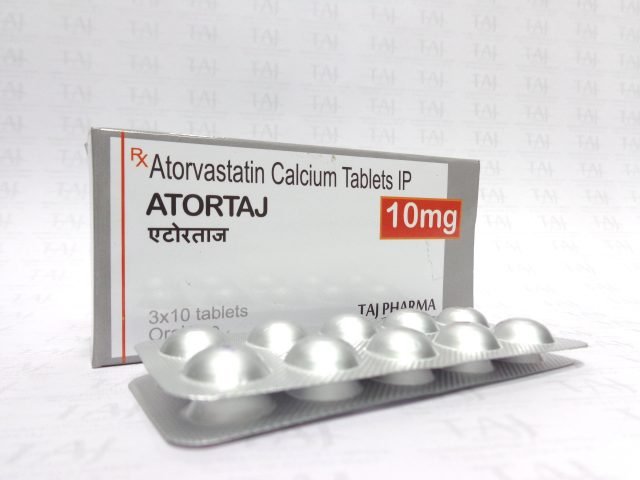 ATORVASTATIN CALCIUM TABLETS IP (ATORTAJ 10) 