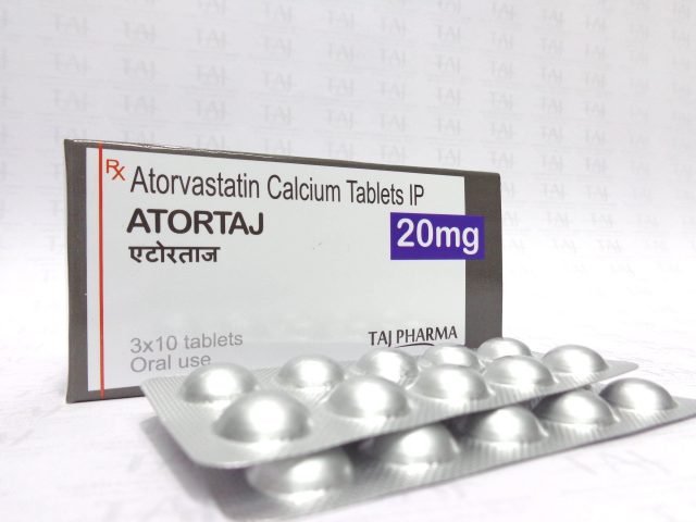 Atorvastatin Calcium Tablets IP 5mg (ATORTAJ) Taj Pharma
