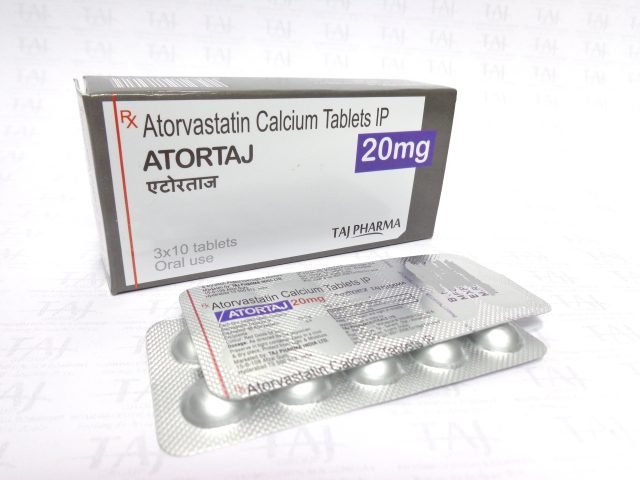 ATORVASTATIN CALCIUM TABLETS IP (ATORTAJ 20) 