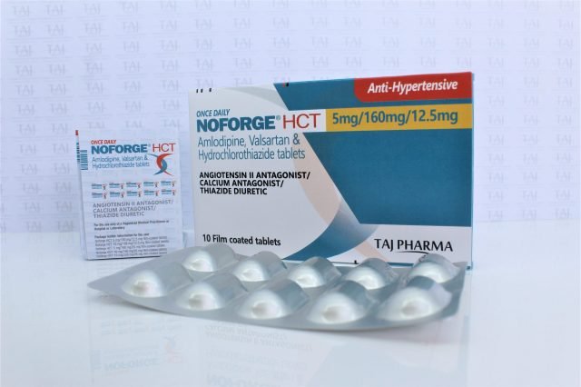 Amlodipine, Valsartan and Hydrochlorothiazide Tablets USP (5mg+160mg+12.5mg) 