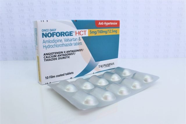 Amlodipine, Valsartan and Hydrochlorothiazide Tablets USP (5mg+160mg+12.5mg) 