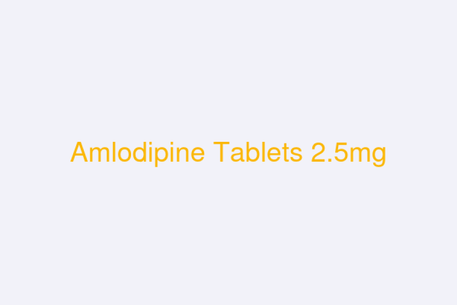 Amlodipine Tablets 2.5mg