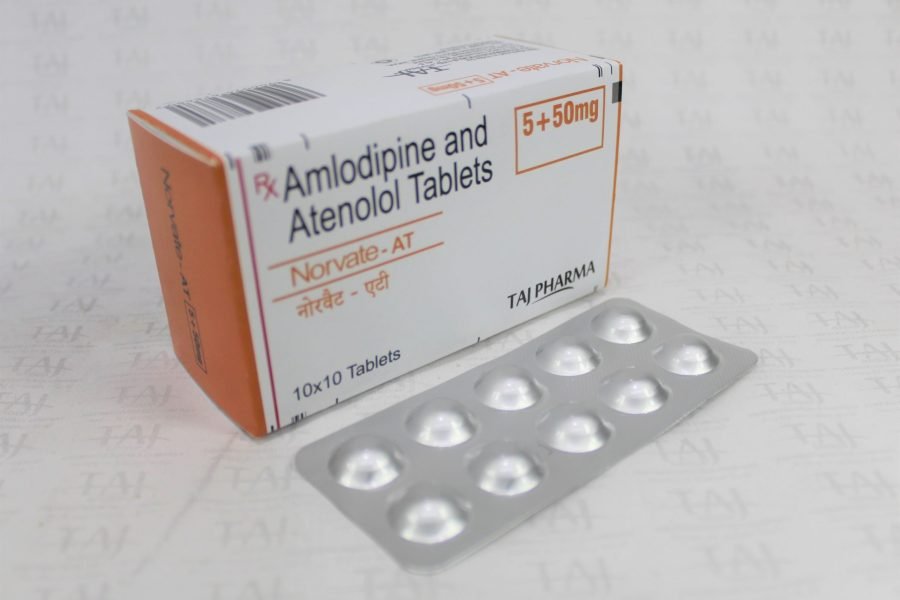 Amlodipine Besylate + Atenolol 5mg Tablets