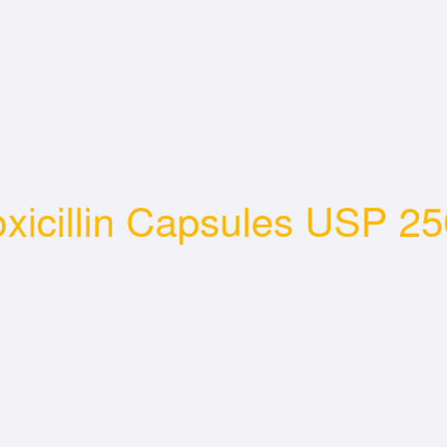 Amoxicillin Capsules USP 250mg