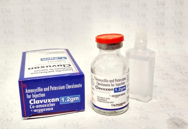 Amoxicillin Potassium Clavulanate for Injection Co-amoxiclav - (Clavuxan) 1.2gm