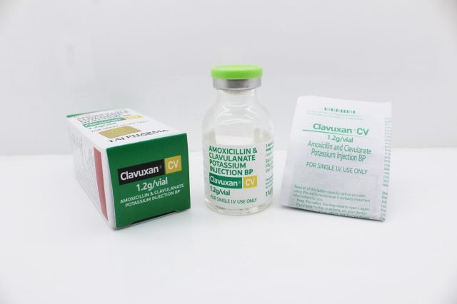 Amoxicillin and Clavulanate Potassium for Injection 1.2gm (Clavuxan CV)