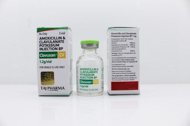 Amoxicillin and Clavulanate Potassium for Injection 1.2gm (Clavuxan CV)