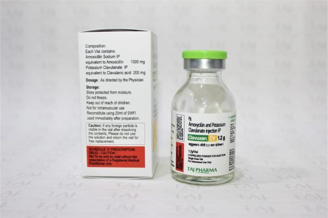 Amoxycillin and Potassium Clavulanate Injection IP 1.2g