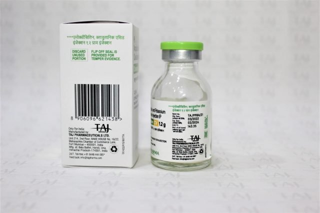 Amoxycillin and Potassium Clavulanate Injection IP 1.2g