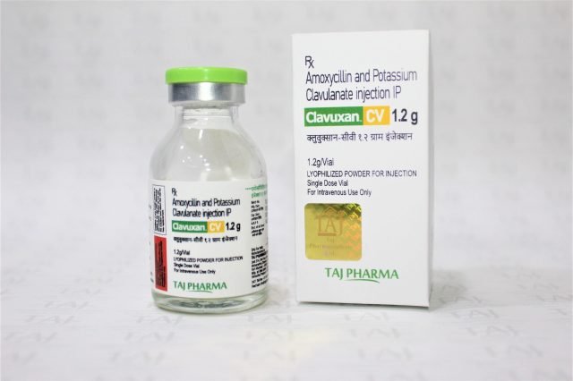 Amoxycillin and Potassium Clavulanate Injection IP 1.2g