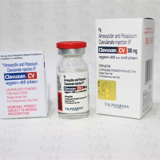 Amoxycillin and Potassium Clavulanate Injection IP 300mg (Clavuxan CV)