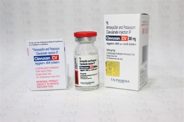Amoxycillin and Potassium Clavulanate Injection IP 300mg (Clavuxan CV)