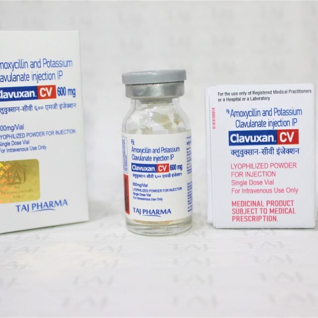 Amoxycillin and Potassium Clavulanate Injection IP 600mg (Clavuxan CV)
