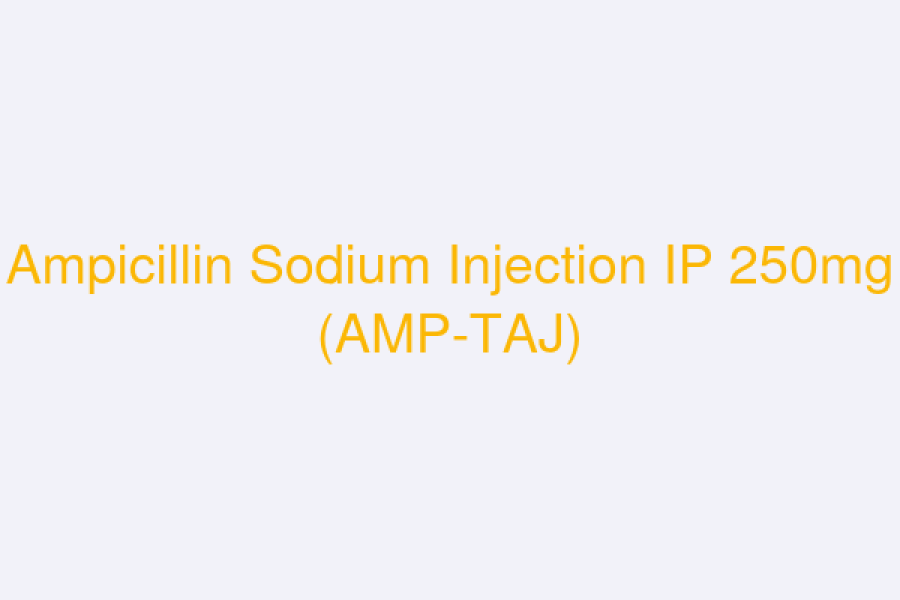 Ampicillin Sodium Injection IP 250mg (AMP-TAJ)