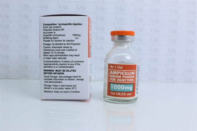 Ampicillin Sodium Powder for Injection 1000 mg