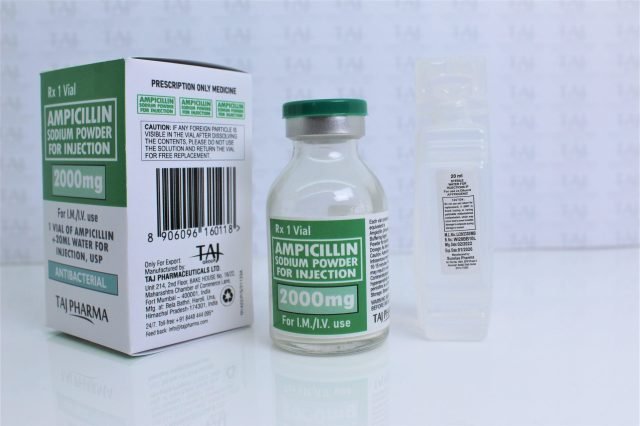 Ampicillin Sodium Powder for Injection 2000 mg