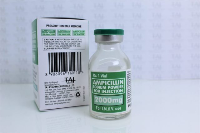 Ampicillin Sodium Powder for Injection 2000 mg