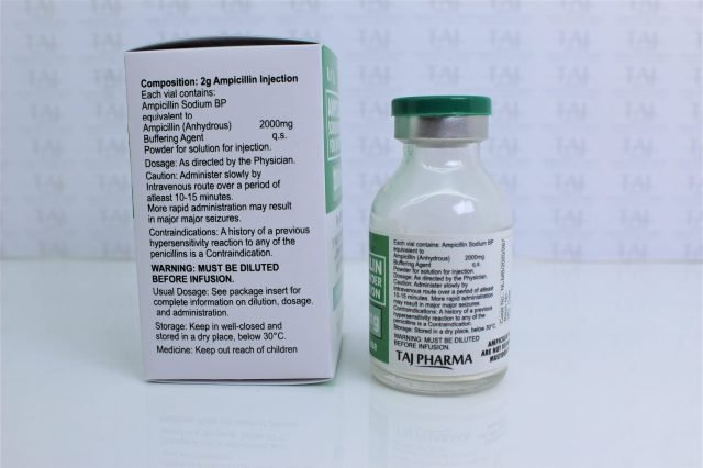 Ampicillin Sodium Powder for Injection 2000 mg