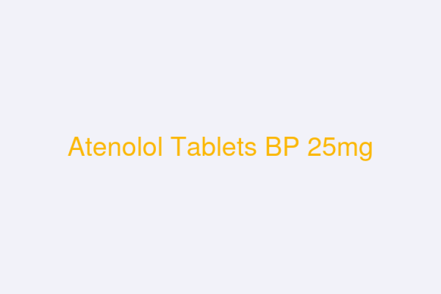 Atenolol Tablets BP 25mg