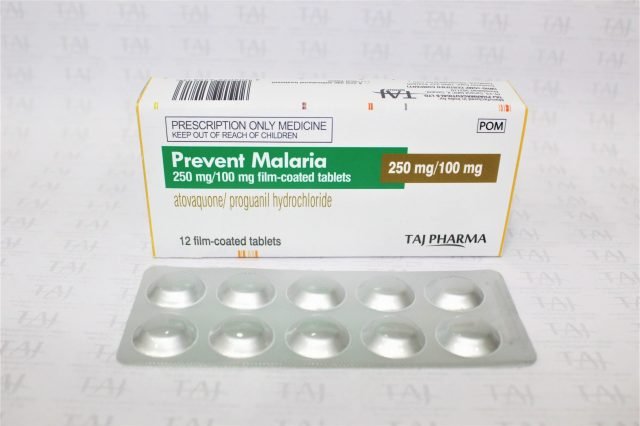 Atovaquone and Proguanil Hydrochloride Tablet 250mg+100mg
