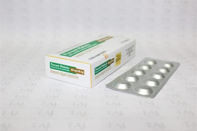 Atovaquone and Proguanil Hydrochloride Tablet 250mg+100mg