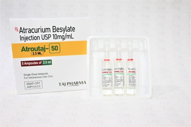 Atracurium Besylate Injection USP 50mg/5ml (Atroutaj)