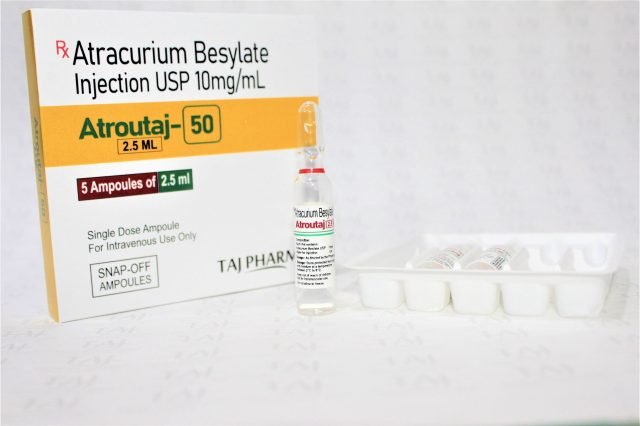 Atracurium Besylate Injection USP 50mg/5ml