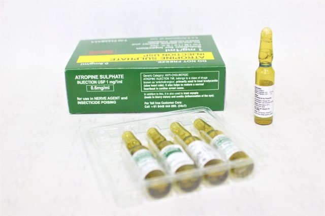 Atropine Sulphate Injection USP 0.6 mg/mL