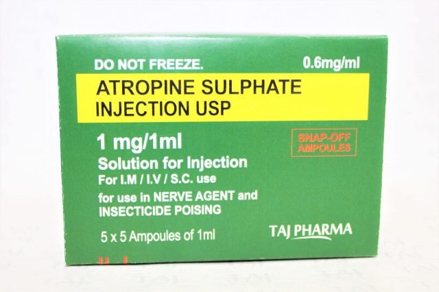 Atropine Sulphate Injection USP 0.6 mg/mL