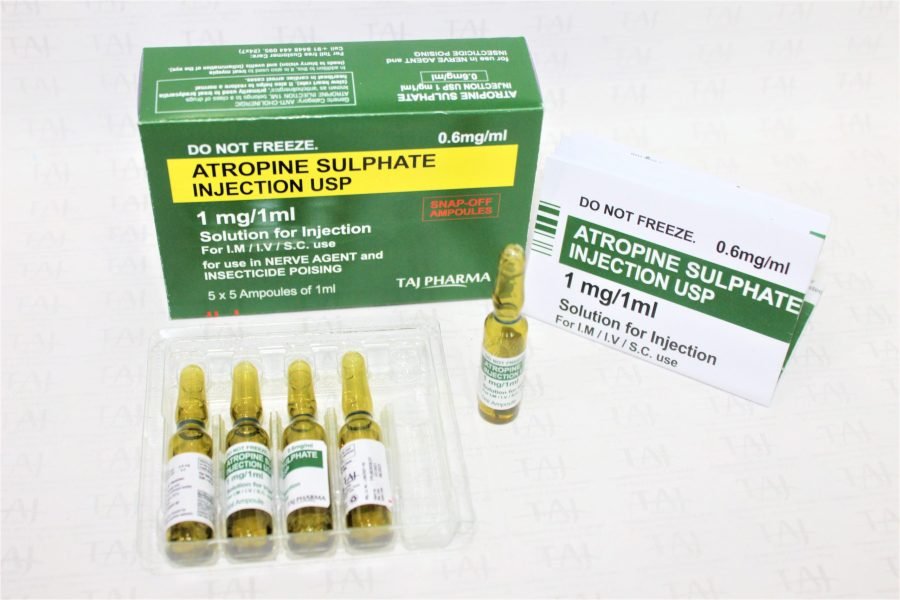 Atropine Sulphate Injection USP 0.6 mg/mL