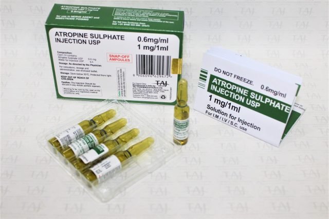 Atropine Sulphate Injection USP 0.6 mg/mL