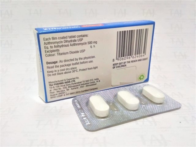 Azithromycin Tablets USP 500mg