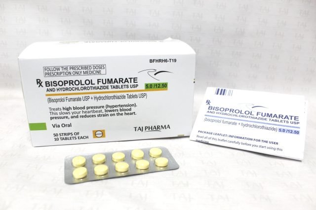 Bisoprolol Fumarate and Hydrochlorothiazide Tablets USP 5mg+12.5mg