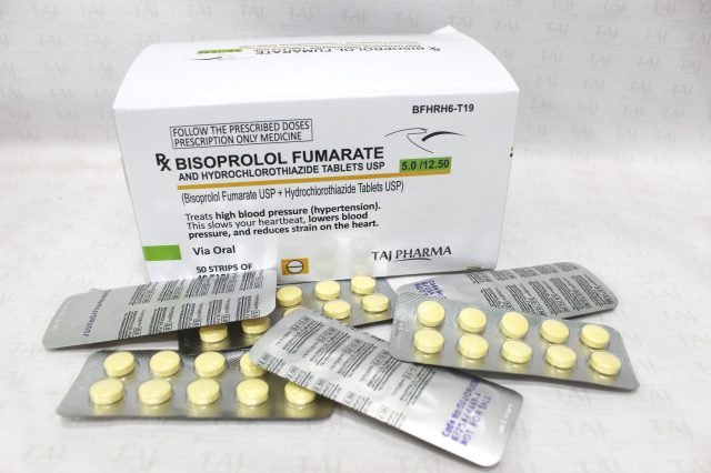 Bisoprolol Fumarate-Hydrochlorthiazide Tablets - 5 mg-12.5 mg Taj Pharma