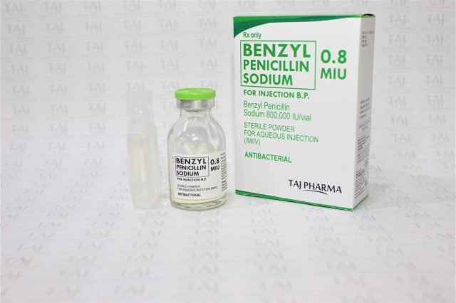BenzylPenicillin Injection BP 0.8 MIU (8,00,000 IU)