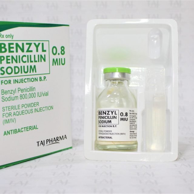 BenzylPenicillin Injection BP 0.8 MIU (8,00,000 IU)