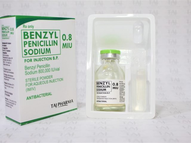 BenzylPenicillin Injection BP 0.8 MIU (8,00,000 IU)