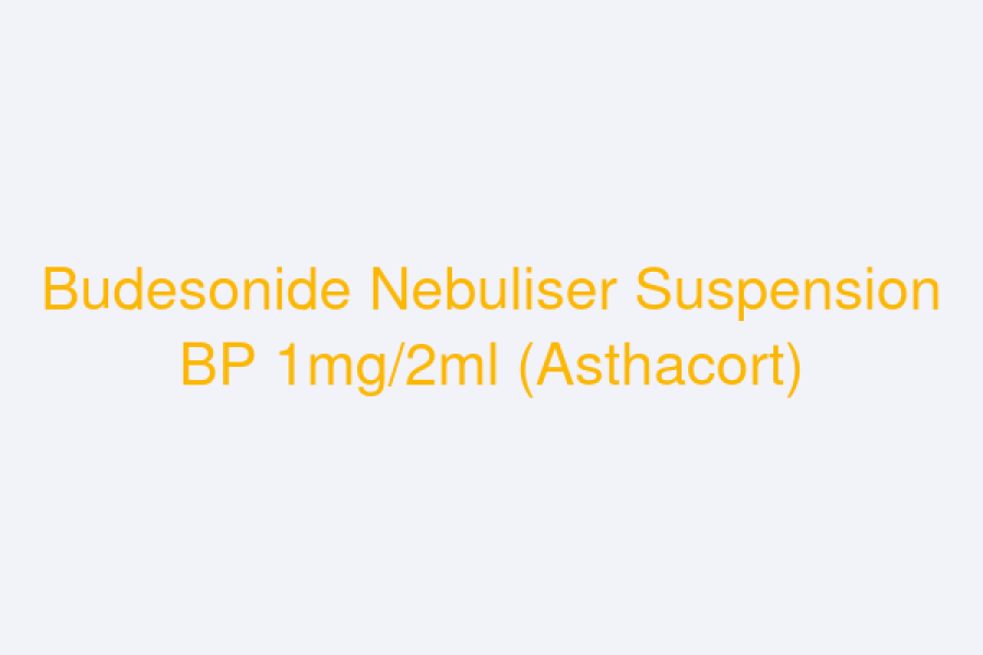 Budesonide Nebuliser Suspension BP 1mg/2ml (Asthacort)