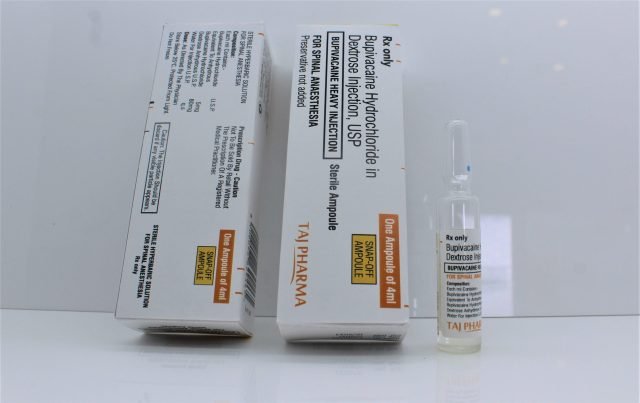 Bupivacaine Hydrochloride with Dextrose Injection USP 0.5%