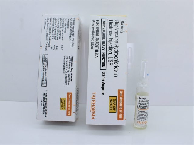 Bupivacaine Hydrochloride with Dextrose Injection USP 0.5%